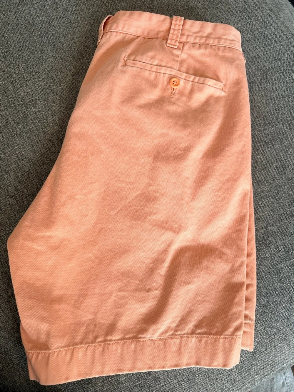 J. Crew Peach Cotton Chino Shorts